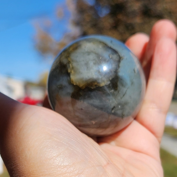 Labradorite Sphere - Picture 3 of 6